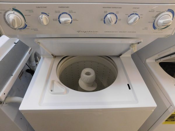 STACKED FRIGIDAIRE (FULL SIZE) WASHER & (GAS) DRYER PRODUCT ID#A-431 - Image 8
