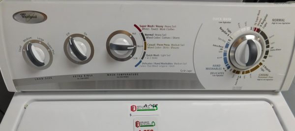 WHIRLPOOL WASHER- KING SIZE CAPACITY- HEAVY DUTY WASHER- PRODUCT ID#A-258 - Image 3