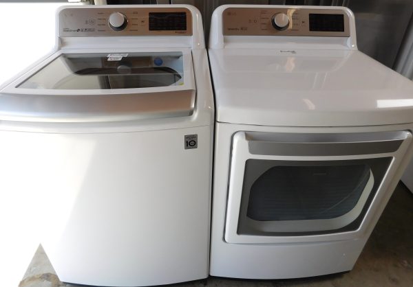 LG- KING SIZE CAPACITY PLUS - (NEW) WASHER AND GAS DRYER- SET PRODUCT ID#A-339