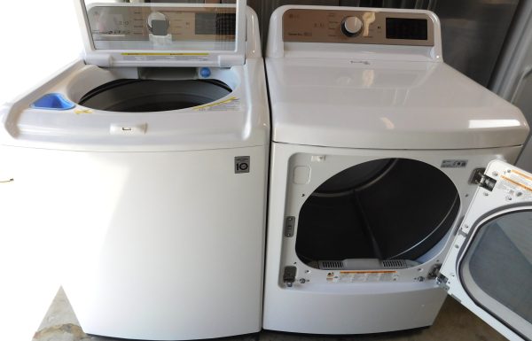 LG- KING SIZE CAPACITY PLUS - (NEW) WASHER AND GAS DRYER- SET PRODUCT ID#A-339 - Image 2