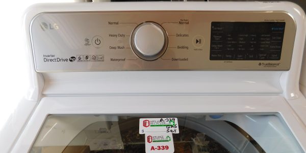 LG- KING SIZE CAPACITY PLUS - (NEW) WASHER AND GAS DRYER- SET PRODUCT ID#A-339 - Image 7