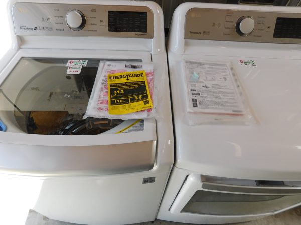 LG- KING SIZE CAPACITY PLUS - (NEW) WASHER AND GAS DRYER- SET PRODUCT ID#A-339 - Image 3