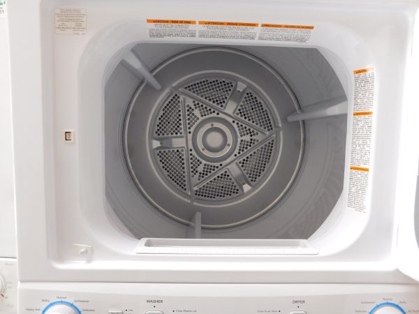 STACKED (NEW OUT OF BOX) (FRIGIDAIRE) (FULL SIZE) WASHER & (GAS) DRYER PRODUCT ID#A-240 - Image 10