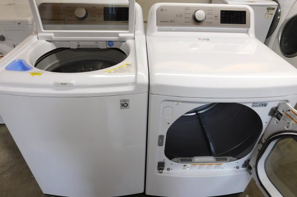 LG- KING SIZE CAPACITY PLUS - (EDUARDO VALENCIA DEL 07-09-25) WASHER AND (NEW) GAS DRYER- SET PRODUCT ID#A-339 - Image 7