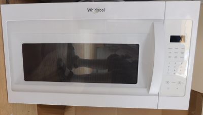 NEW WHIRLPOOL MICROWAVE- (WITH PARTS) PRODUCT ID#A-10,004