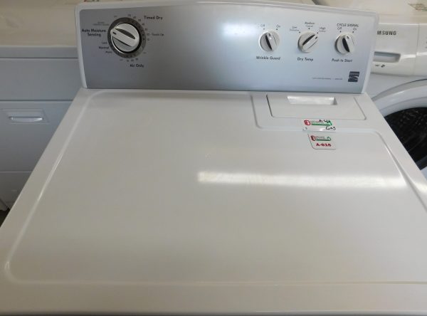 DRYER- KENMORE (GAS) KING SIZE CAPACITY PLUS (ALMOST NEW)- A-616 - Image 2