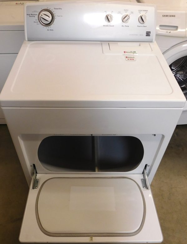 DRYER- KENMORE (GAS) KING SIZE CAPACITY PLUS (ALMOST NEW)- A-616 - Image 4