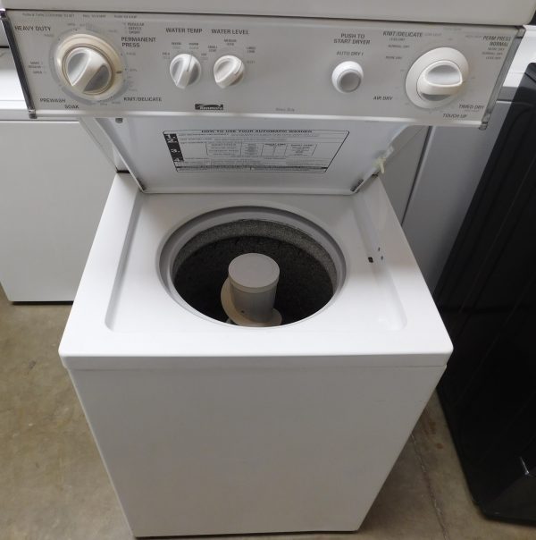 STACKED KENMORE (24 INCH) WASHER & (GAS) DRYER PRODUCT ID#A-648 - Image 3