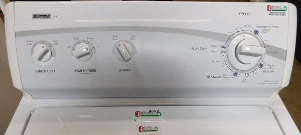 KENMORE SET- SUPER CAPACITY - WASHER AND GAS DRYER- SET PRODUCT ID#A-211 - Image 5