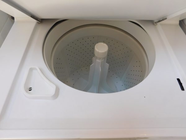 STACKED GENERAL ELECTRIC (FULL SIZE) WASHER & (GAS) DRYER PRODUCT ID#A-398 - Image 8