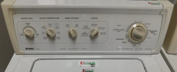KENMORE SET- SUPER CAPACITY - WASHER AND GAS DRYER- SET PRODUCT ID#A-292 - Image 5