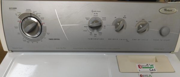 DRYER- WHIRLPOOL (GAS) SUPER CAPACITY PLUS- PRODUCT ID#A-214 - Image 3
