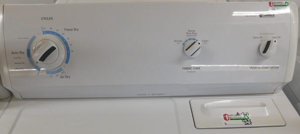 KENMORE SET- SUPER CAPACITY - WASHER AND GAS DRYER- SET PRODUCT ID#A-211 - Image 11