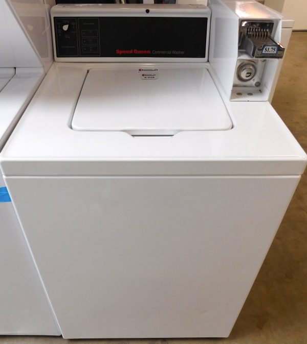 WASHER- SPEED QUEEN (MADE BY ALLIANCE) (COMMERCIAL COIN-OP) KING SIZE CAPACITY- HEAVY DUTY WASHER- PRODUCT ID#A-218