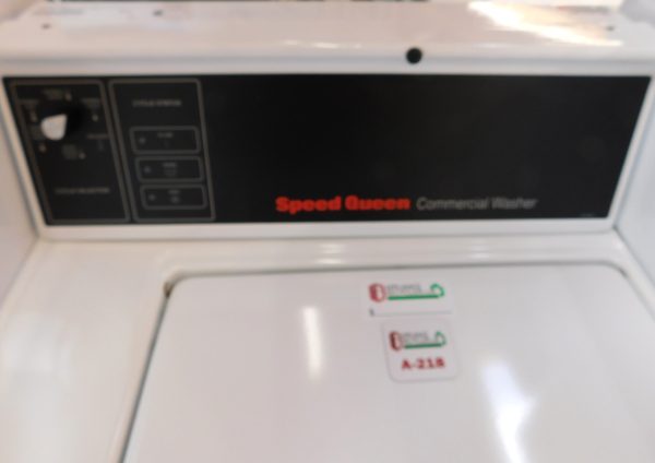 WASHER- SPEED QUEEN (MADE BY ALLIANCE) (COMMERCIAL COIN-OP) KING SIZE CAPACITY- HEAVY DUTY WASHER- PRODUCT ID#A-218 - Image 7