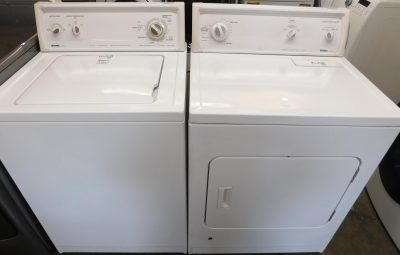 KENMORE SET- SUPER CAPACITY - WASHER AND GAS DRYER- SET PRODUCT ID#A-519