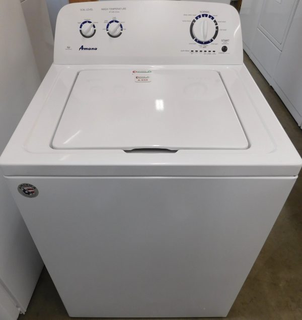 AMANA WASHER- SUPER SIZE CAPACITY- (ALMOST NEW) HEAVY DUTY WASHER- PRODUCT ID#A-658