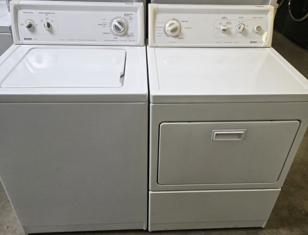 KENMORE SET- SUPER CAPACITY - WASHER AND GAS DRYER- SET PRODUCT ID#A-292