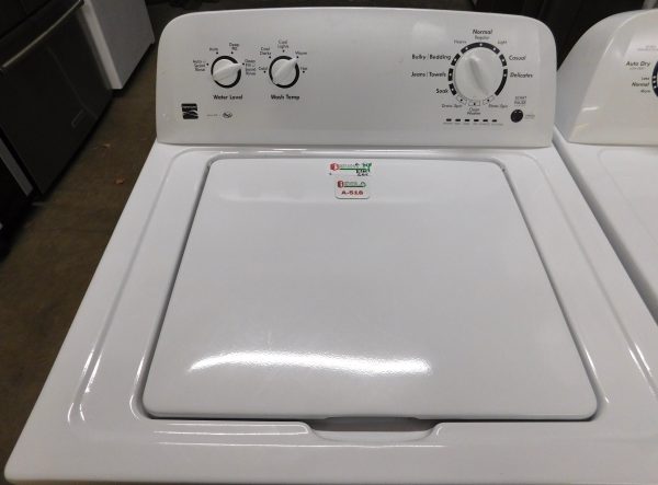 KENMORE WASHER & DRYER -SUPER CAPACITY -(NEW) WASHER AND ELECTRIC DRYER- PRODUCT ID#A-518 - Image 4