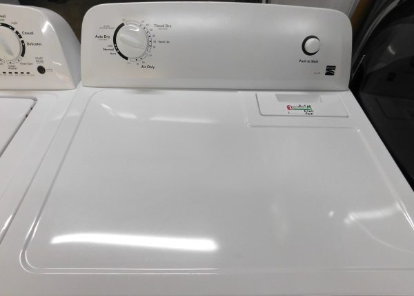 KENMORE WASHER & DRYER -SUPER CAPACITY -(NEW) WASHER AND ELECTRIC DRYER- PRODUCT ID#A-518 - Image 10