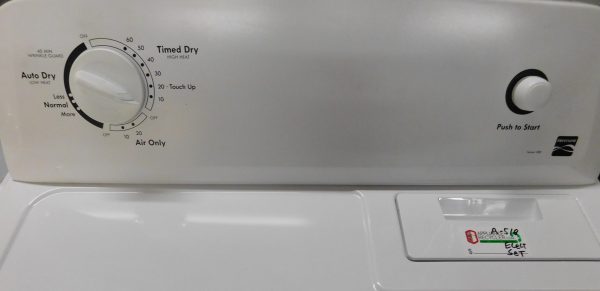 KENMORE WASHER & DRYER -SUPER CAPACITY -(NEW) WASHER AND ELECTRIC DRYER- PRODUCT ID#A-518 - Image 11