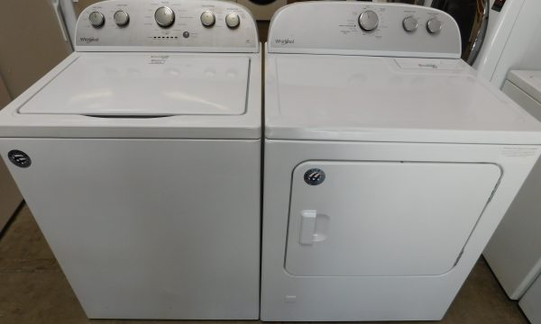 WHIRLPOOL WASHER & DRYER SET GAS--KING SIZE CAPACITY- HEAVY DUTY- PRODUCT ID#A-508