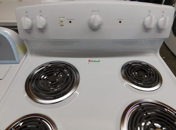STOVE- 30 INCH (VERY NEW) G.E. ELECTRIC BURNER TOP STOVE A-202  (QNTY 20 AVAIL.) - Image 3