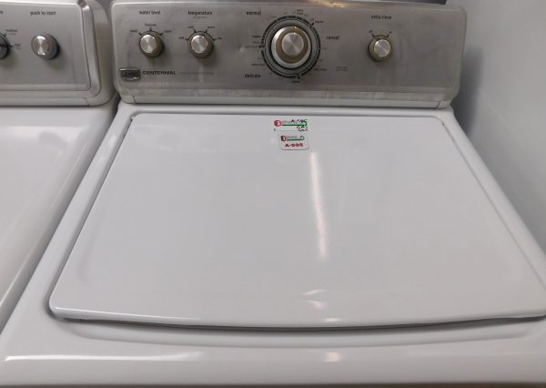 MAYTAG WASHER & DRYER SET GAS--KING SIZE CAPACITY- HEAVY DUTY- PRODUCT ID#A-585 - Image 4