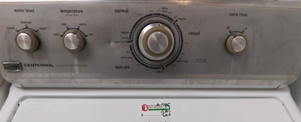 MAYTAG WASHER & DRYER SET GAS--KING SIZE CAPACITY- HEAVY DUTY- PRODUCT ID#A-585 - Image 5