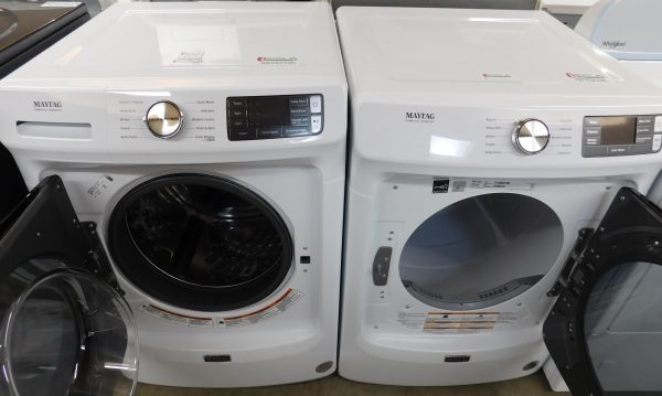 MAYTAG (ALMOST NEW) WASHER AND ELECTRIC DRYER SET - (FRONT LOAD) PRODUCT ID# A-575 - Image 2