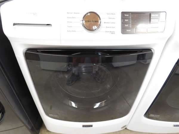 MAYTAG (ALMOST NEW) WASHER AND ELECTRIC DRYER SET - (FRONT LOAD) PRODUCT ID# A-575 - Image 3