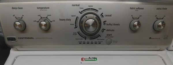 MAYTAG WASHER & WHIRLPOOL DRYER SET ELECTRIC--KING SIZE CAPACITY- HEAVY DUTY- PRODUCT ID#A-500 - Image 5