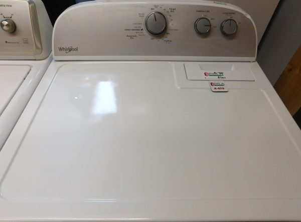 MAYTAG WASHER & WHIRLPOOL DRYER SET ELECTRIC--KING SIZE CAPACITY- HEAVY DUTY- PRODUCT ID#A-500 - Image 10