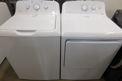 HOTPOINT WASHER & DRYER SET GAS--KING SIZE CAPACITY- HEAVY DUTY- PRODUCT ID#A-456