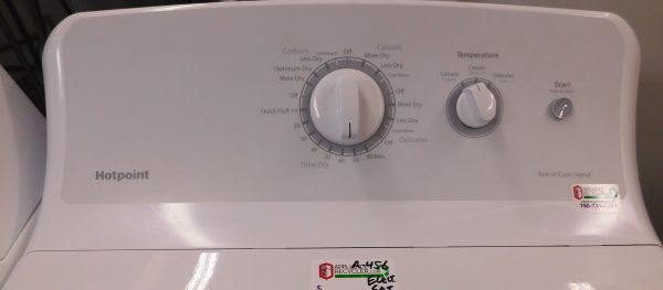 HOTPOINT WASHER & DRYER SET GAS--KING SIZE CAPACITY- HEAVY DUTY- PRODUCT ID#A-456 - Image 5
