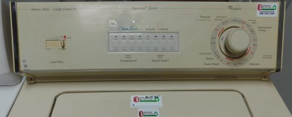WASHER- WHIRLPOOL SUPER CAPACITY- HEAVY DUTY WASHER- PRODUCT ID#A-435 - Image 3