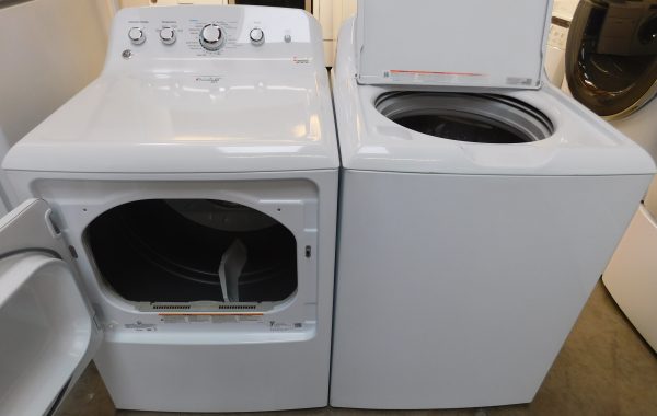 GENERAL ELECTRIC SET- SUPER CAPACITY - WASHER AND GAS DRYER- SET PRODUCT ID#A-629 - Image 2