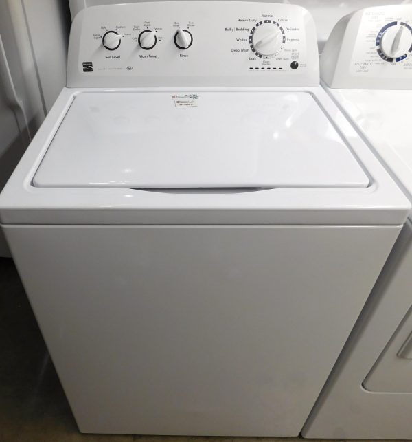 KENMORE/AMANA ELECTRIC SET- SUPER CAPACITY - WASHER AND DRYER- SET PRODUCT ID#A-581 - Image 3