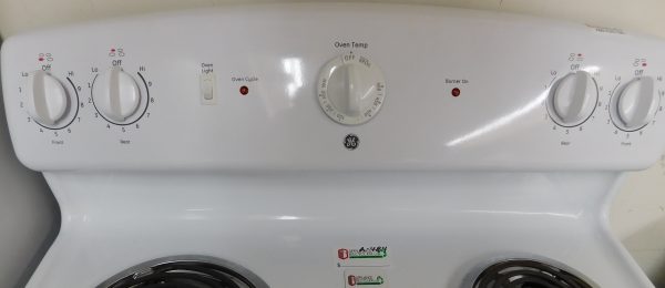 STOVE- 30 INCH (VERY NEW) G.E. ELECTRIC BURNER TOP STOVE A-484 - Image 4