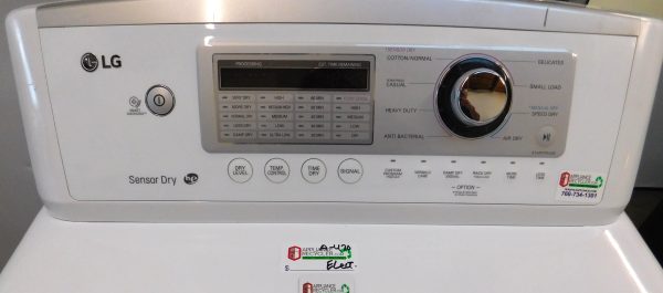 DRYER- LG ELECTRIC KING SIZE CAPACITY- PRODUCT ID#A-470 - Image 3