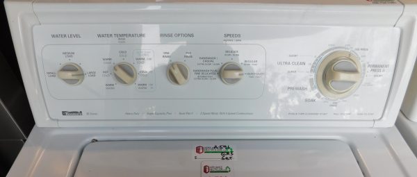 KENMORE SET- SUPER CAPACITY - WASHER AND GAS DRYER- SET PRODUCT ID#A-591 - Image 5