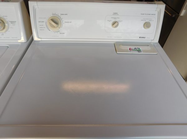 KENMORE SET- SUPER CAPACITY - WASHER AND GAS DRYER- SET PRODUCT ID#A-591 - Image 10