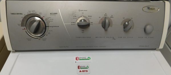 DRYER- WHIRLPOOL (GAS) KING SIZE CAPACITY- PRODUCT ID#A-573 - Image 3