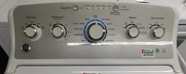 GE WASHER- KING SIZE CAPACITY- HEAVY DUTY WASHER- PRODUCT ID#A-646 - Image 3