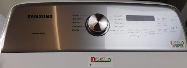SAMSUNG- KING SIZE CAPACITY PLUS - WASHER AND GAS DRYER- SET PRODUCT ID#A-483 - Image 12