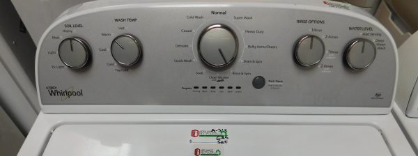 WHIRLPOOL WASHER & DRYER SET GAS--KING SIZE CAPACITY- HEAVY DUTY- PRODUCT ID#A-313 - Image 5