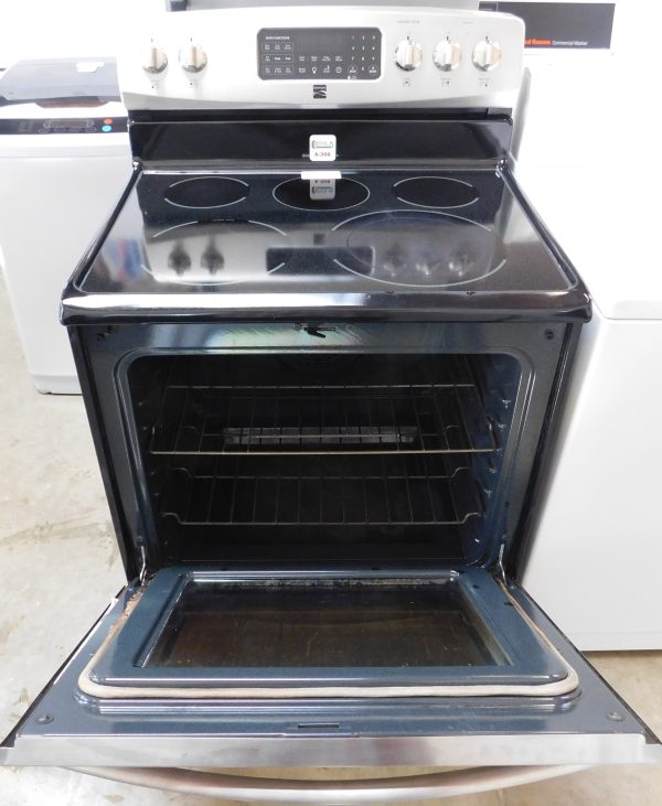STOVE- 30 INCH (5 BURNER) (CONVECTION) KENMORE ELECTRIC GLASS TOP STOVE A-306 - Image 3