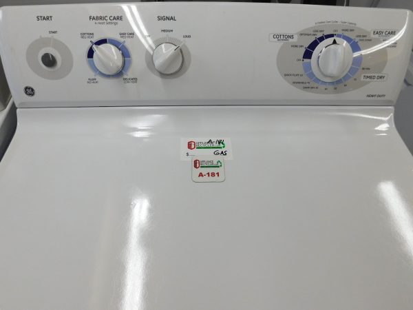 DRYER- GENERAL ELECTRIC (GAS) SUPER CAPACITY PLUS- PRODUCT ID#A-181 - Image 4