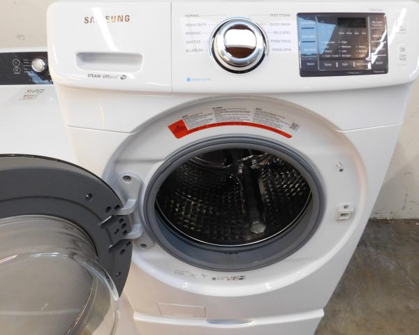 FRONT LOAD- SAMSUNG (KING SIZE-NEW CONDITION) WASHER ON PEDESTAL - A-225   (FRONT LOAD) - Image 5