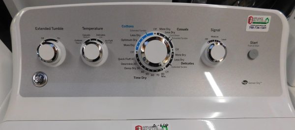 GENERAL ELECTRIC SET- KING SIZE CAPACITY - WASHER AND ELECTRIC DRYER- SET PRODUCT ID#A-618 - Image 5